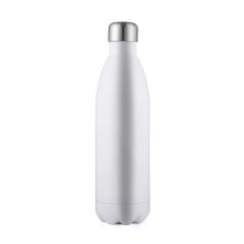 750 Ml Cola Design Stainless Steel White Water Bottle Cup Tumbler